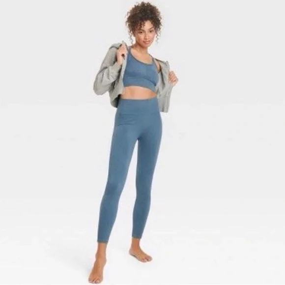 Target joylab blue ribbed leggings - Picture 3 of 7